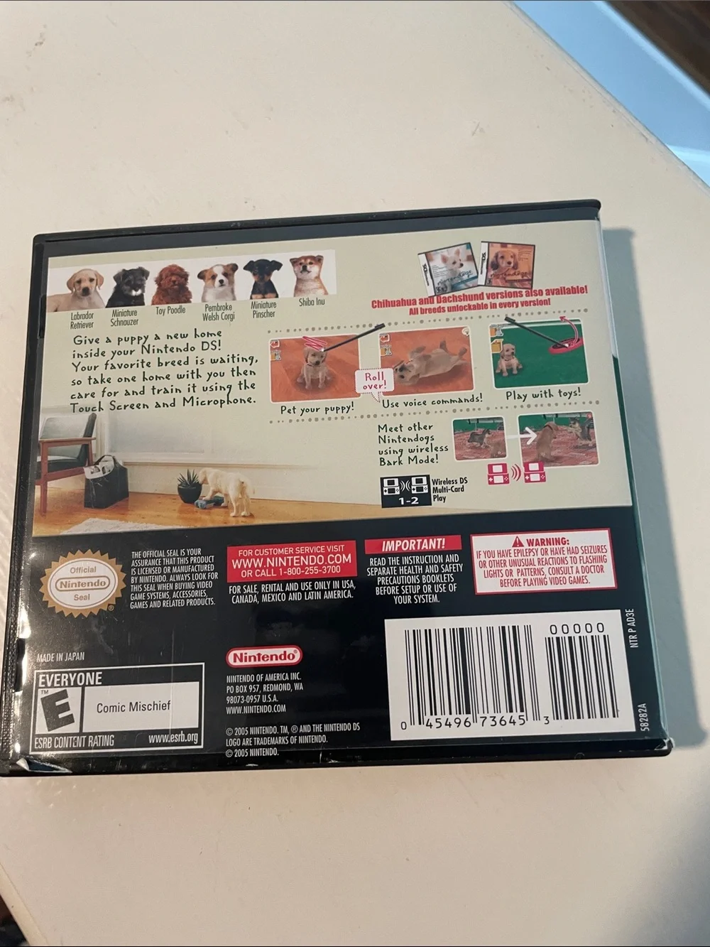 Nintendo DS Nintendogs Collection - Dachshunds, Labs, Dalmatian and Friends